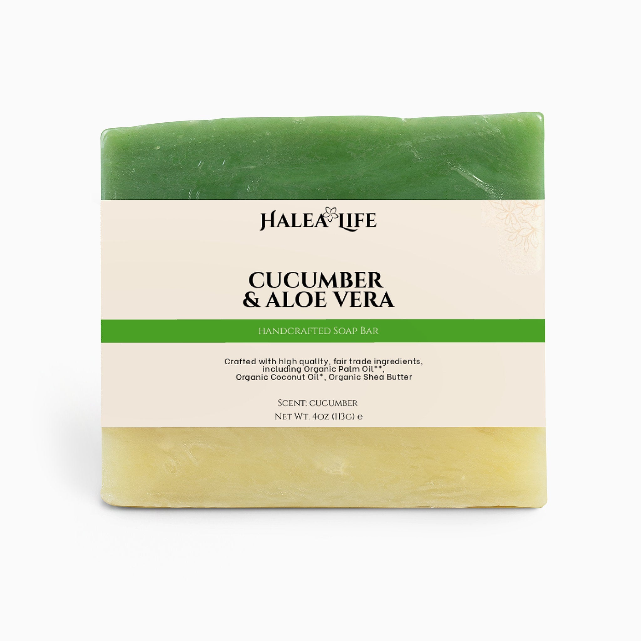 Cucumber and Aloe Vera Soap Bar