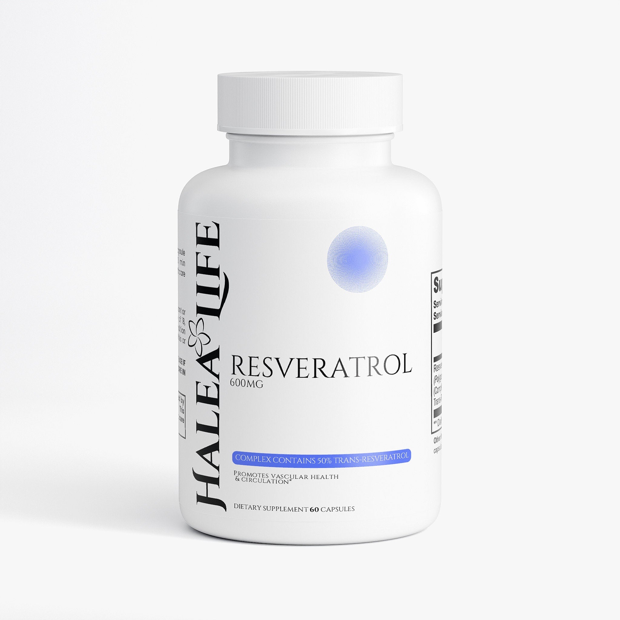 Resveratrol 600mg | Cellular Health & Longevity Support