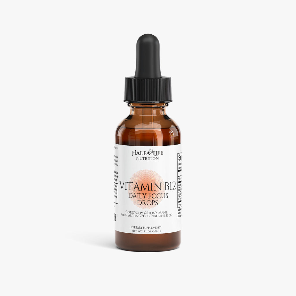 Vitamin B12 Drops with Lion’s Mane, Cordyceps & Alpha GPC