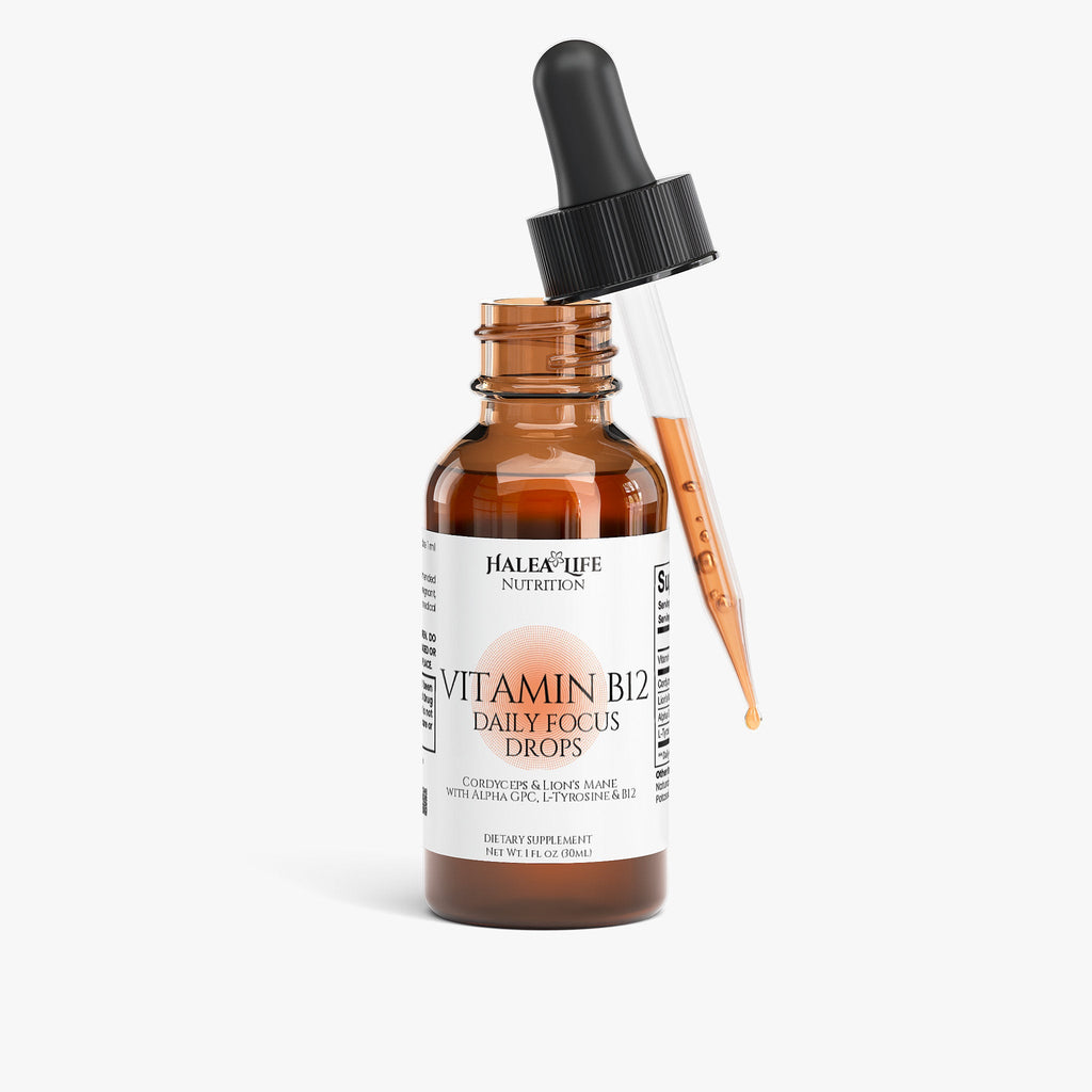 Vitamin B12 Drops with Lion’s Mane, Cordyceps & Alpha GPC