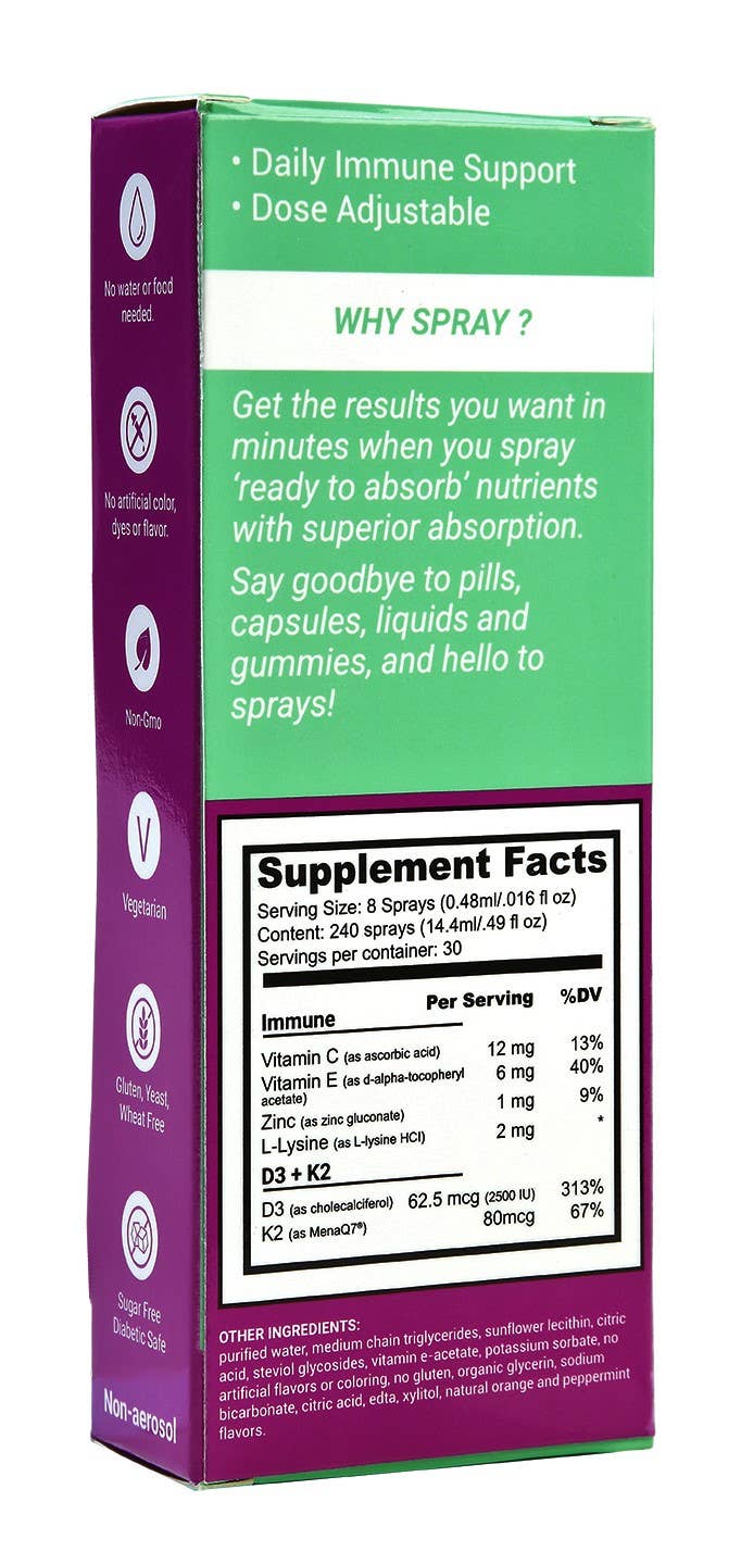 Immune Power Oral Spray Vitamin + Supplement Kit