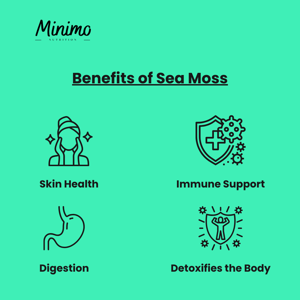 Sea Moss with Bladderwrack and Burdock Root, 60 ct.