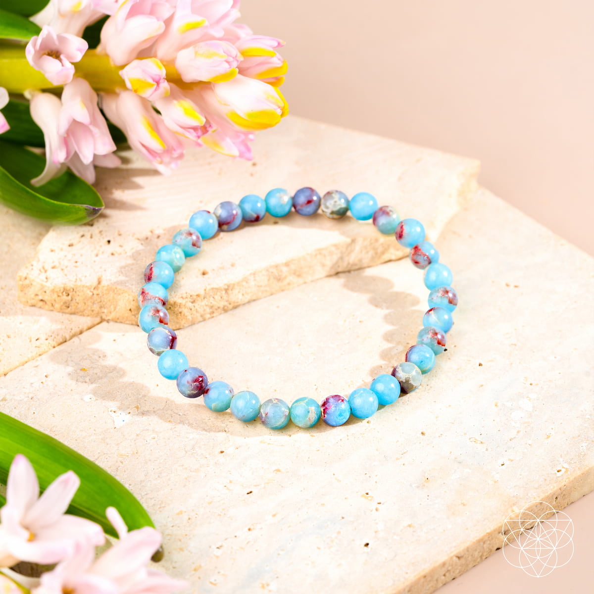 Empath's Shield Bracelet – Aqua Terra Jasper