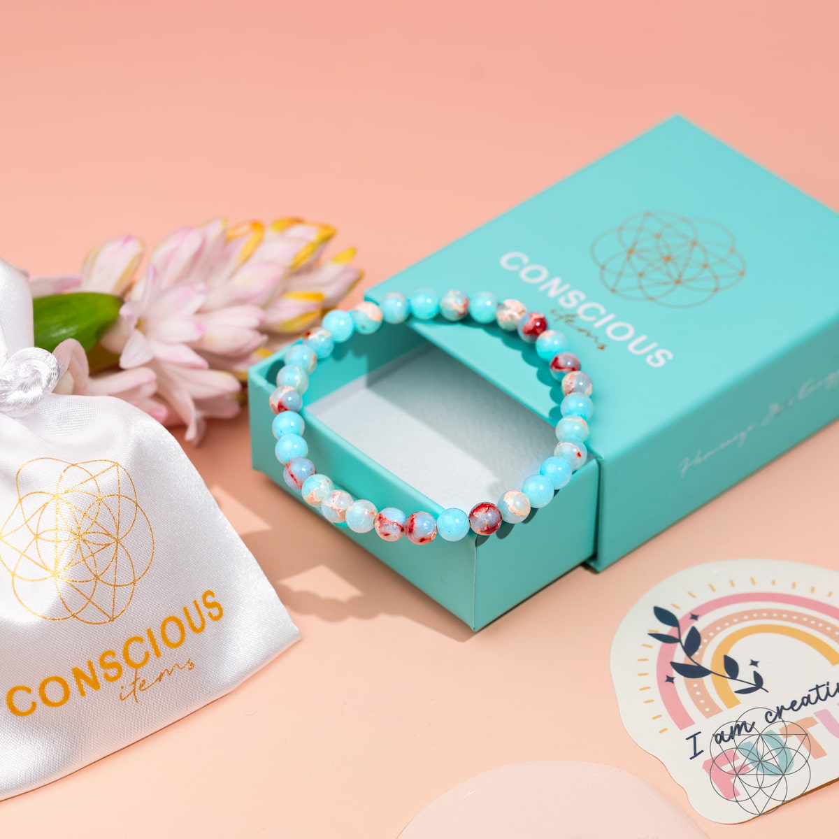 Empath's Shield Bracelet – Aqua Terra Jasper