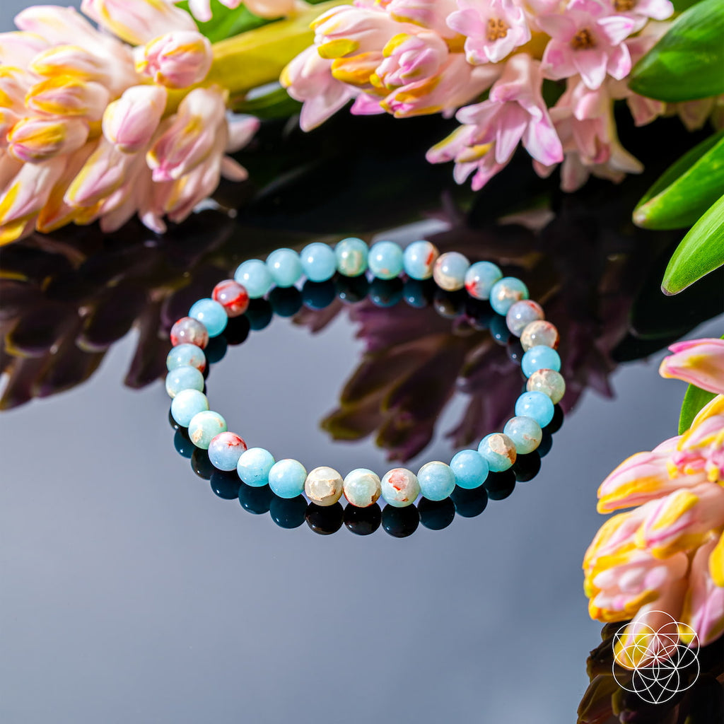 Empath's Shield Bracelet – Aqua Terra Jasper