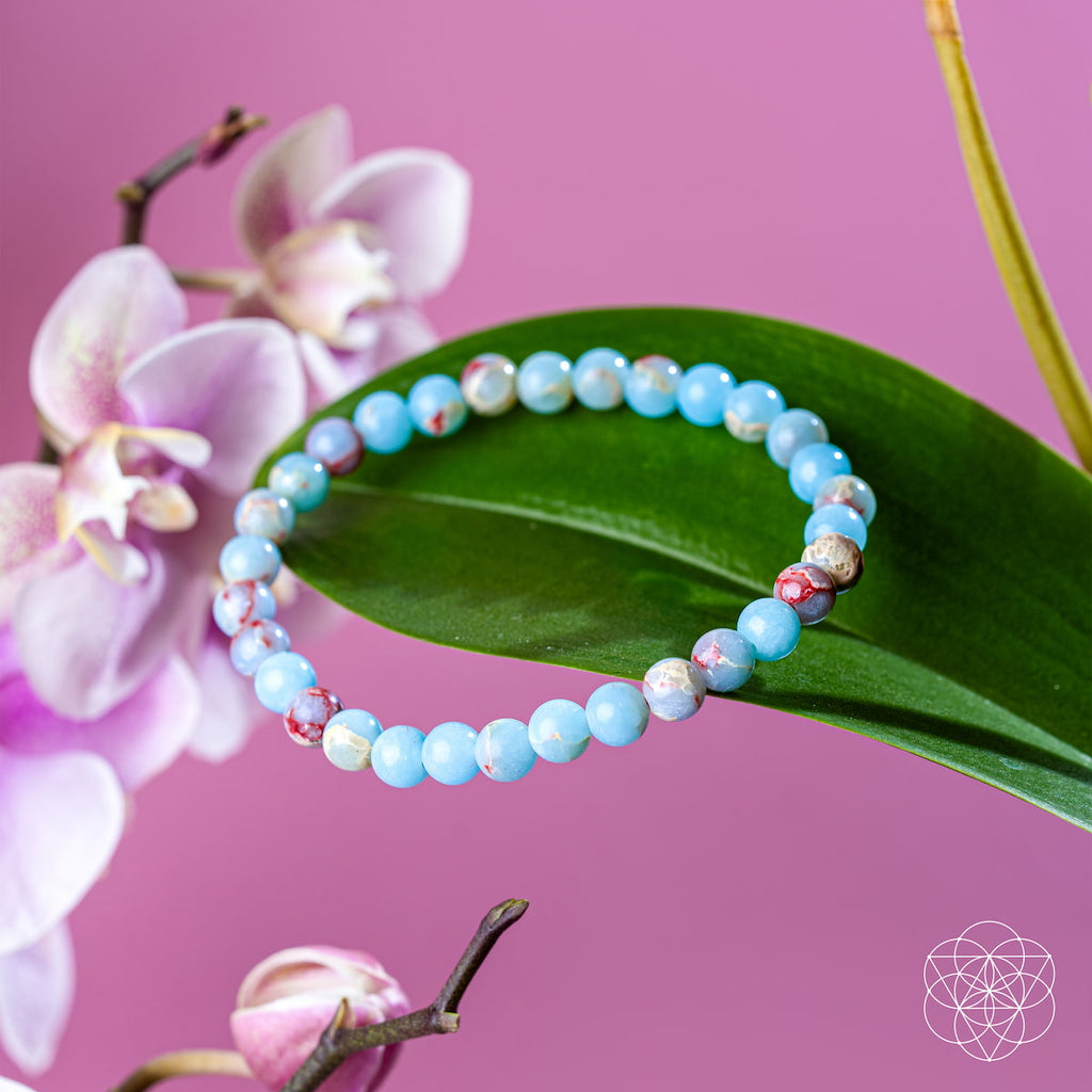 Empath's Shield Bracelet – Aqua Terra Jasper