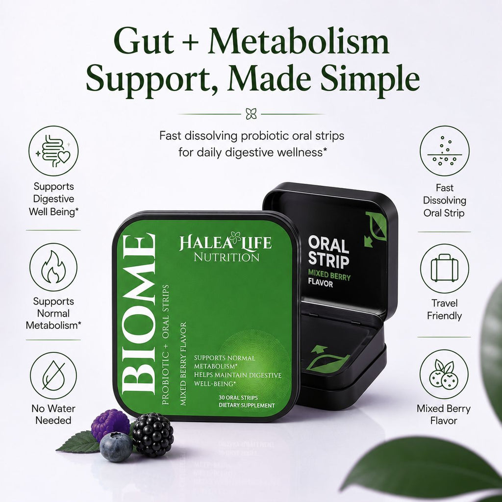 Gut Health + Metabolism Strips - Probiotic & Prebiotic