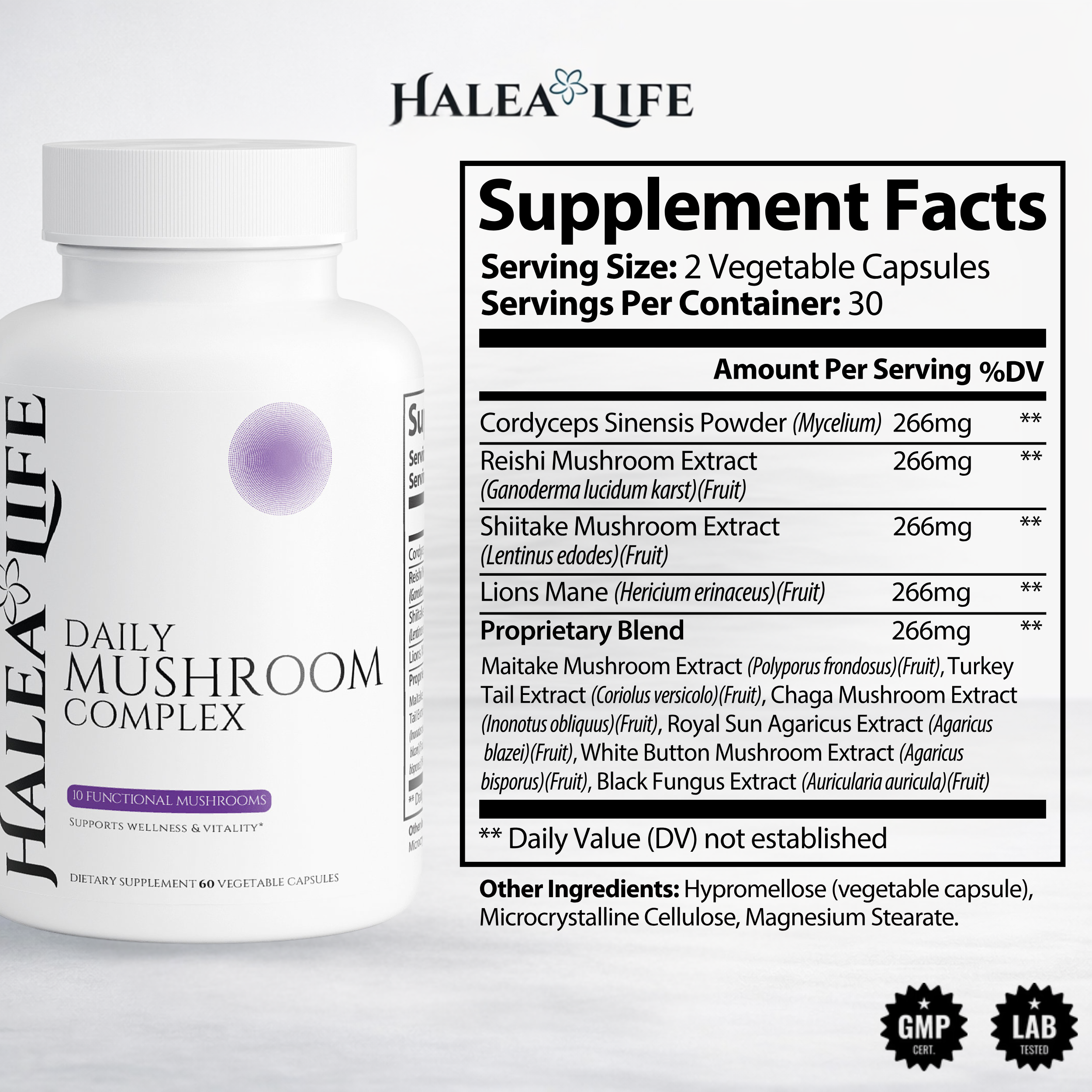 Daily 10x Mushroom Complex Capsules