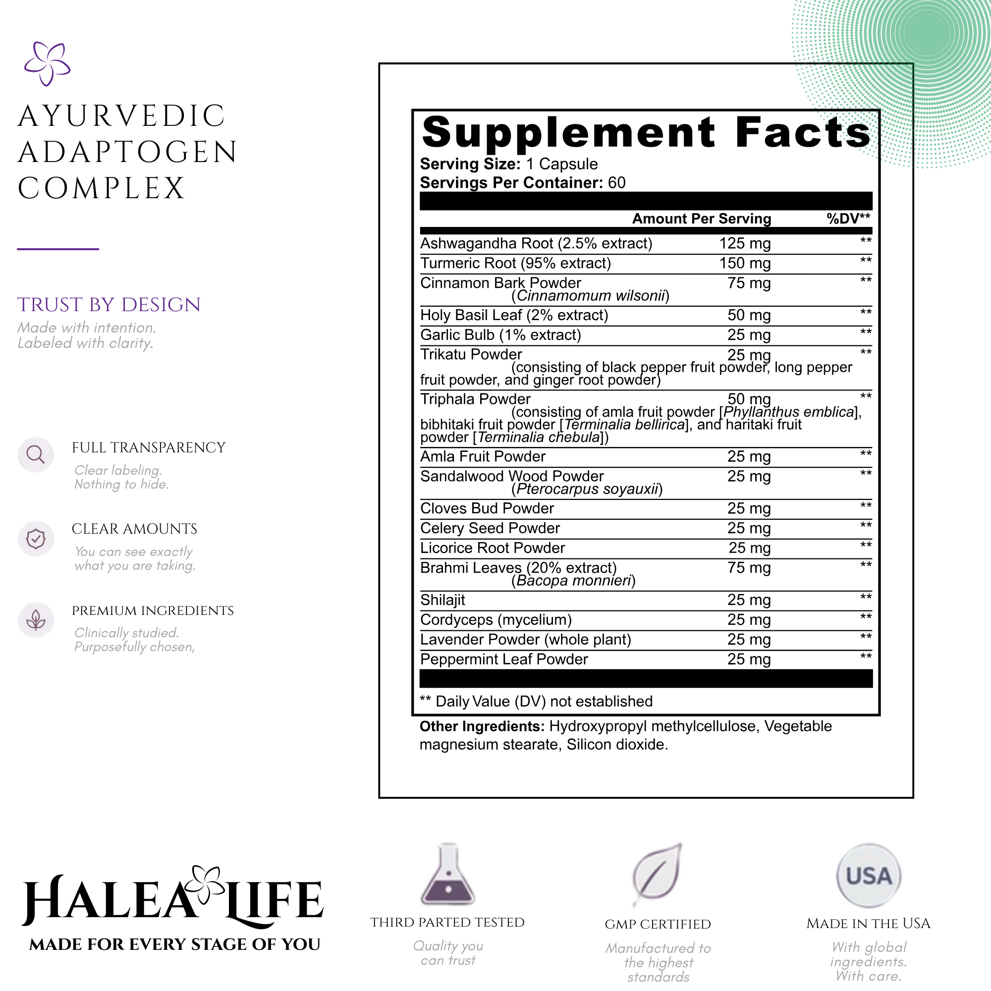 Ashwagandha, Shilajit & Triphala Capsules