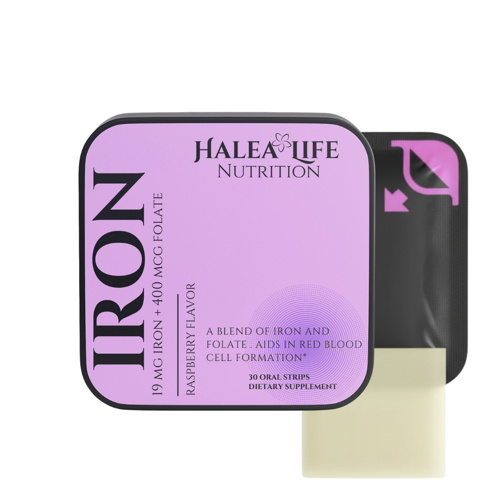 Iron + Folate Strips - 19mg Iron & 400mcg Vitamin B9