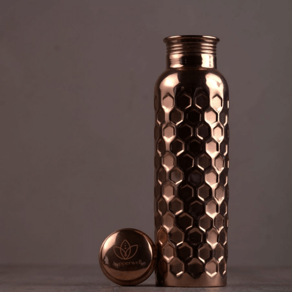 Diamond Copper Water Bottle (34oz) – Lucky Owl