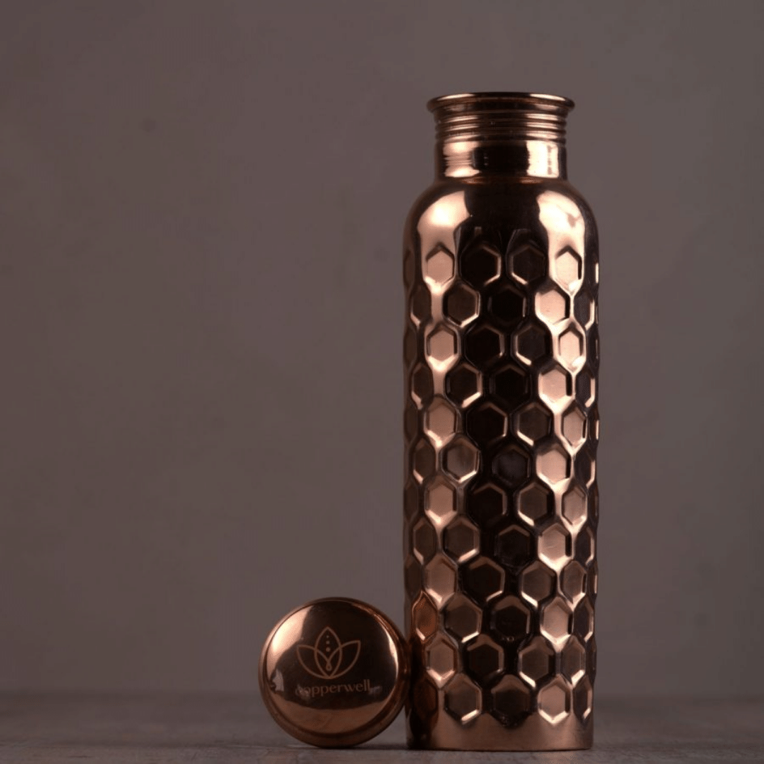Diamond Copper Water Bottle (34oz) – Lucky Owl