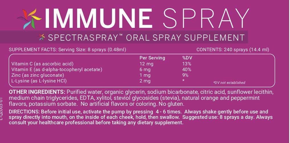 Immune Power Oral Spray Vitamin + Supplement Kit