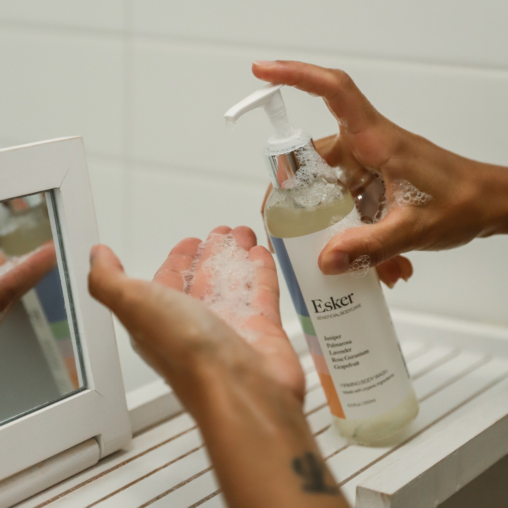 Firming Body Wash | Rose Geranium & Grapefruit | Plant-Based