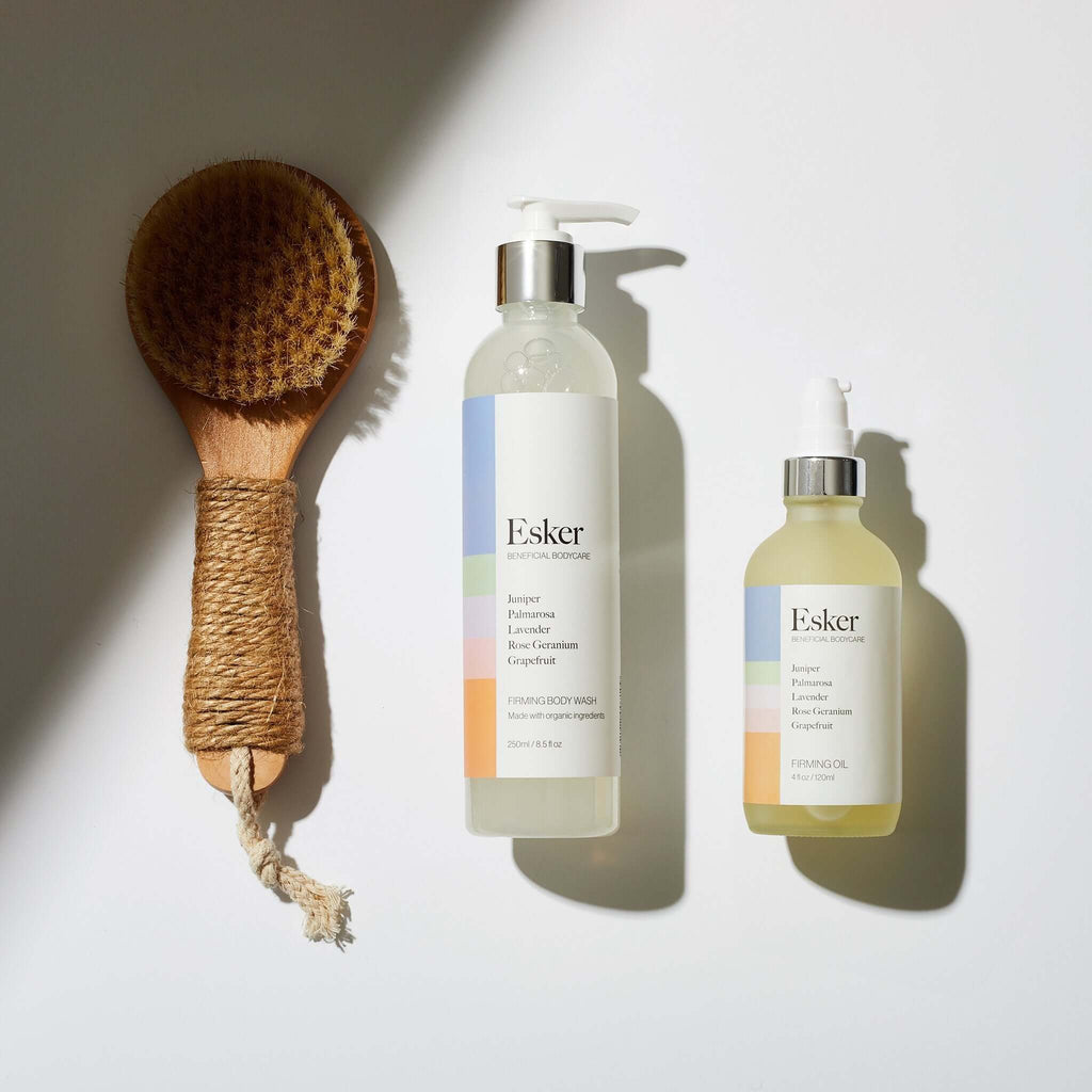 Firming Set — Body Wash, Oil & Dry Brush | TTHIRTY