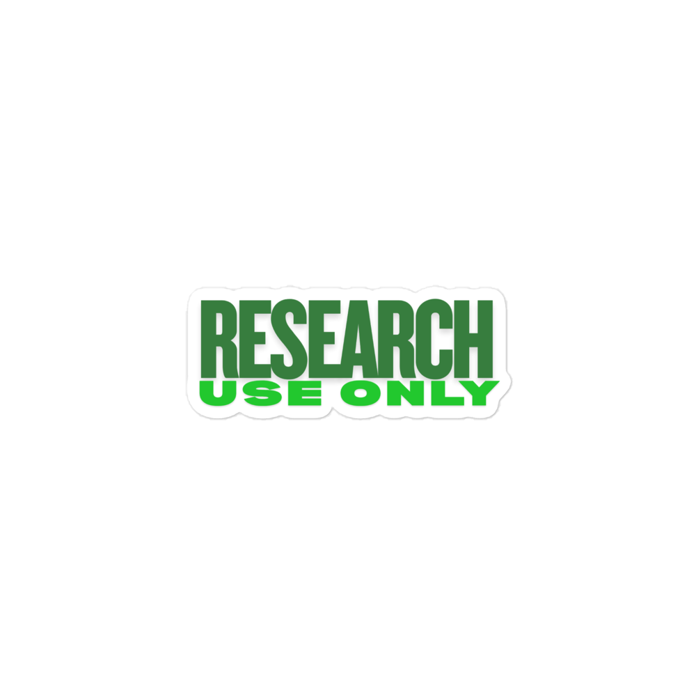 Research Use Only Sticker