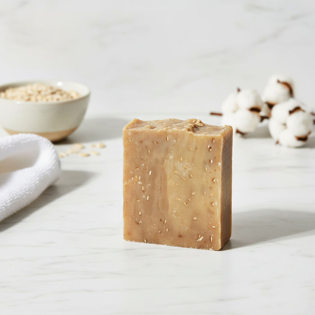 Oatmeal Honey Goat Milk Soap Bar