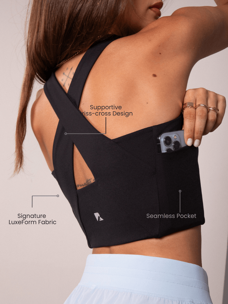 Women's LuxeForm Tank Top with Phone Pockets